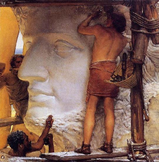 Sculptors in Ancient Rome, Sir Lawrence Alma-Tadema,OM.RA,RWS